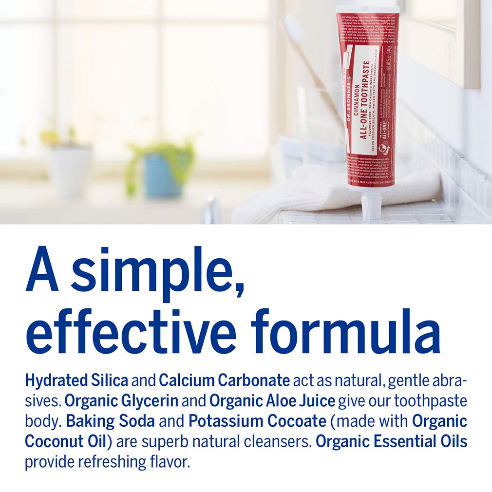 Fluoride-free and SLS-free statement on packaging