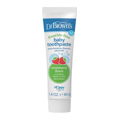 Dr. Brown’s Fluoride-Free Baby Toothpaste Strawberry packaging