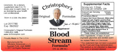 Product shot of Dr. Christopher's Original Formulas Blood Stream Formula bottle