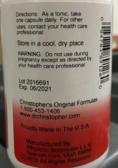 Close-up of 100 vegan capsules in a bottle