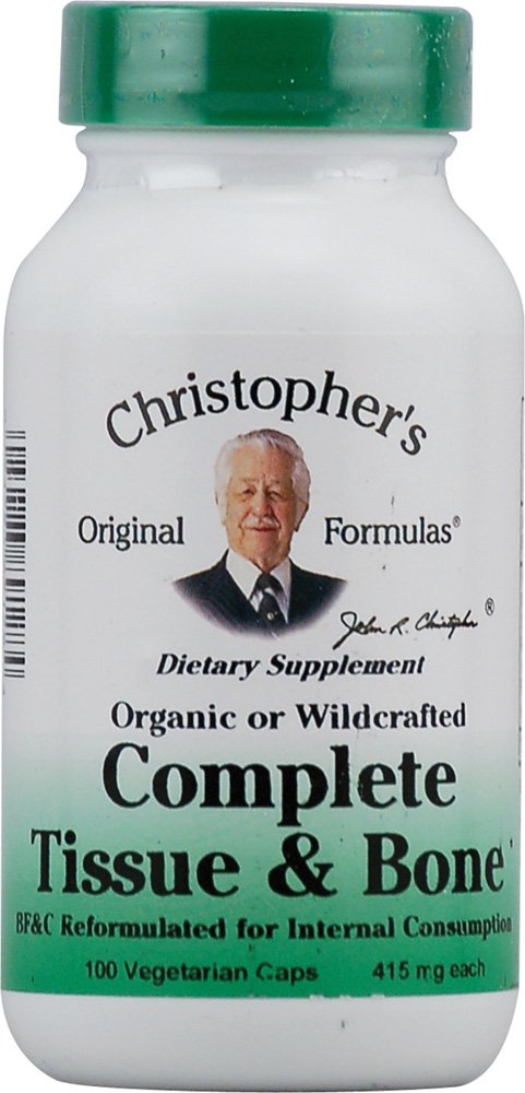 Dr. Christopher's Complete Tissue & Bone Formula capsules – 100 capsules, 440mg each