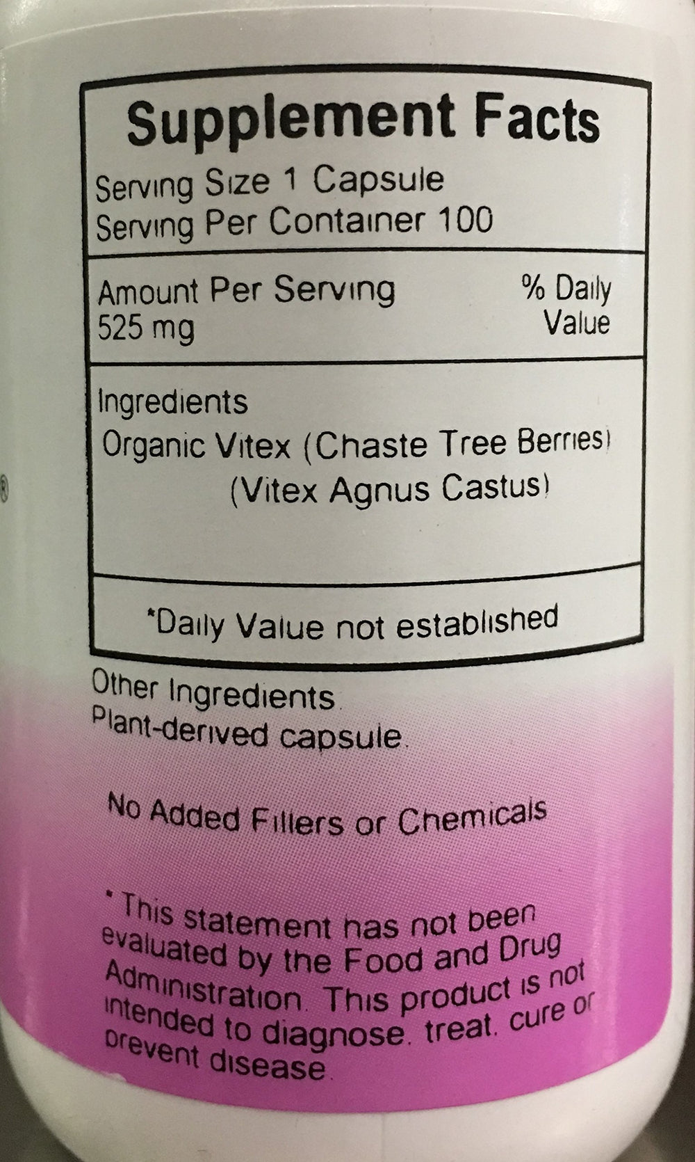 Packaging of Dr. Christopher's Formula Chaste Tree Berries - 100 Vegicaps, 525 mg