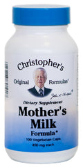 Dr. Christopher's Lactation Formula bottle and label