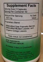 Prostate Plus capsules (440 mg) per serving