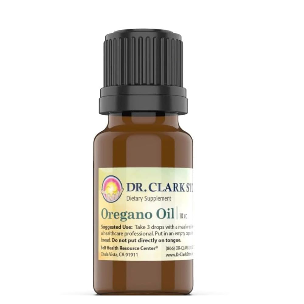 Dr. Clark 10cc oregano oil bottle