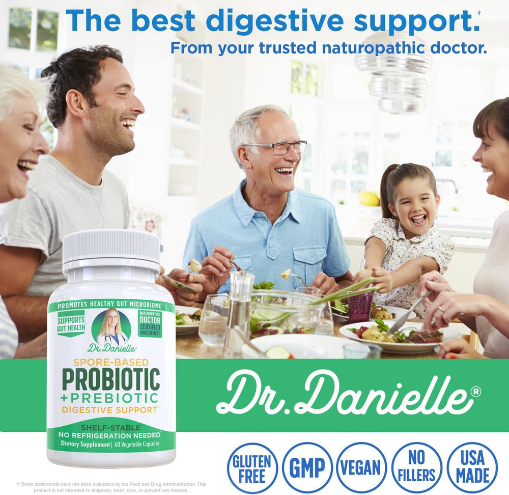 Probiotic capsules bottle showing 60-count