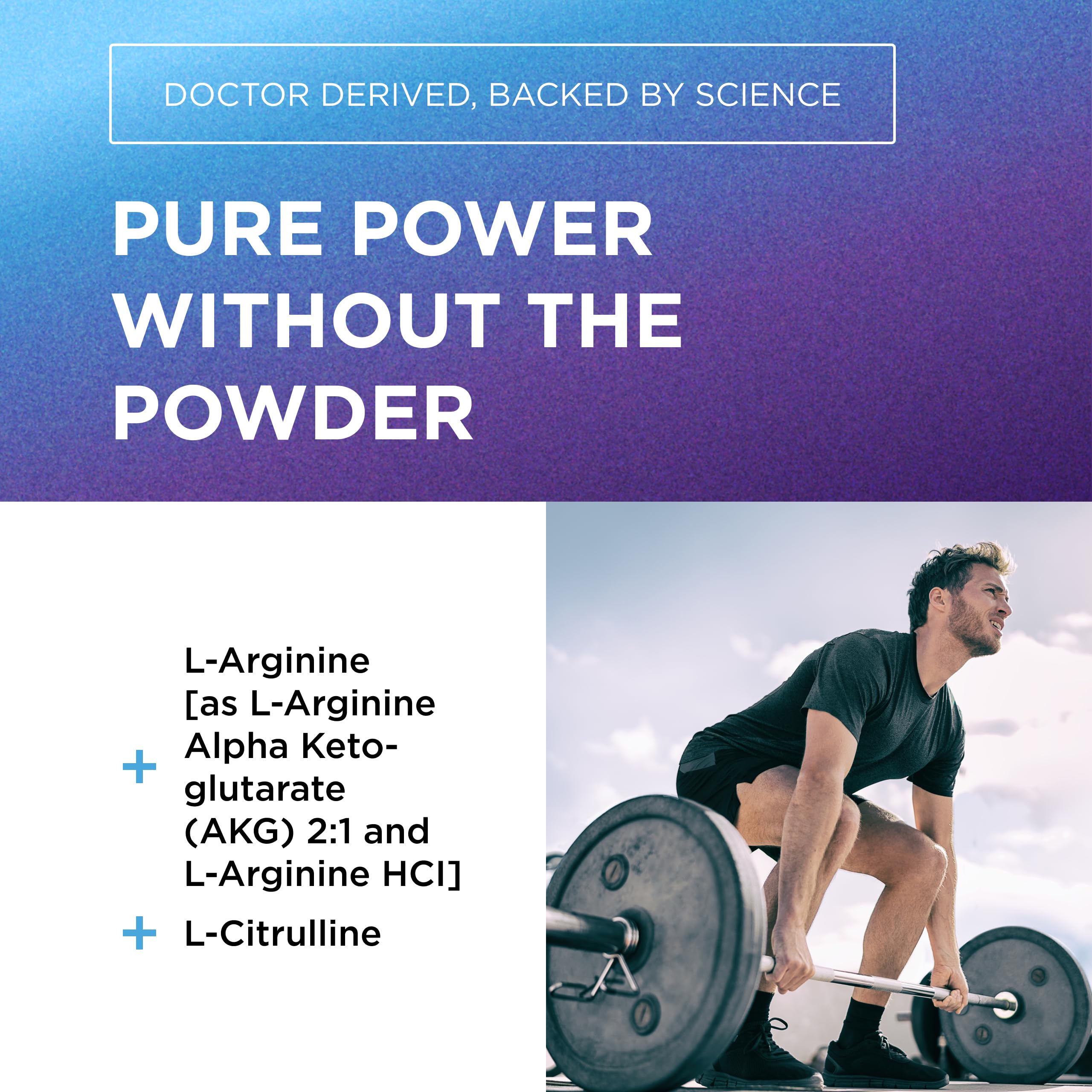 L-Arginine AAKG & HCL with L-Citrulline Malate blend graphic