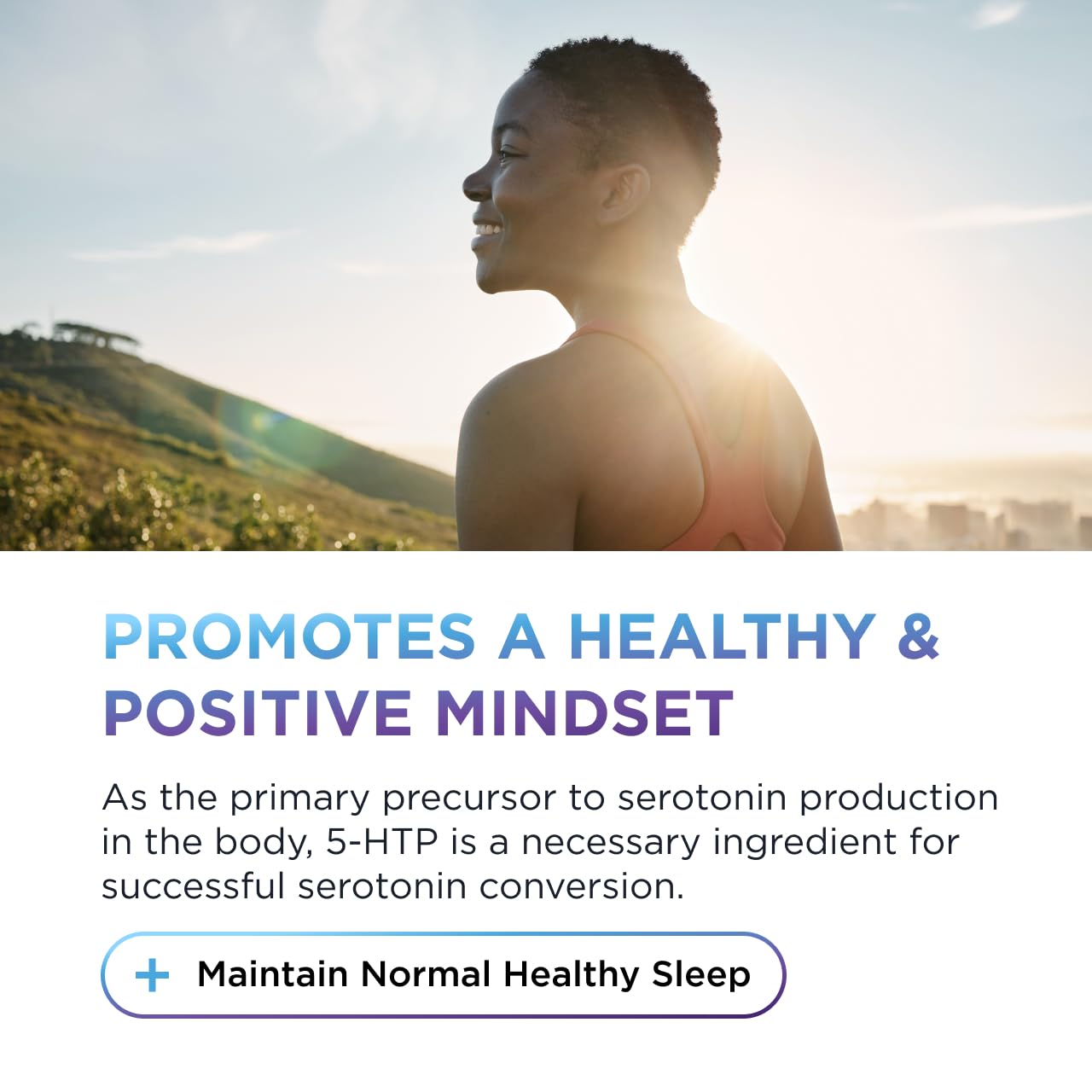 Calm and relaxed mood support with 5-HTP Plus SAM-e