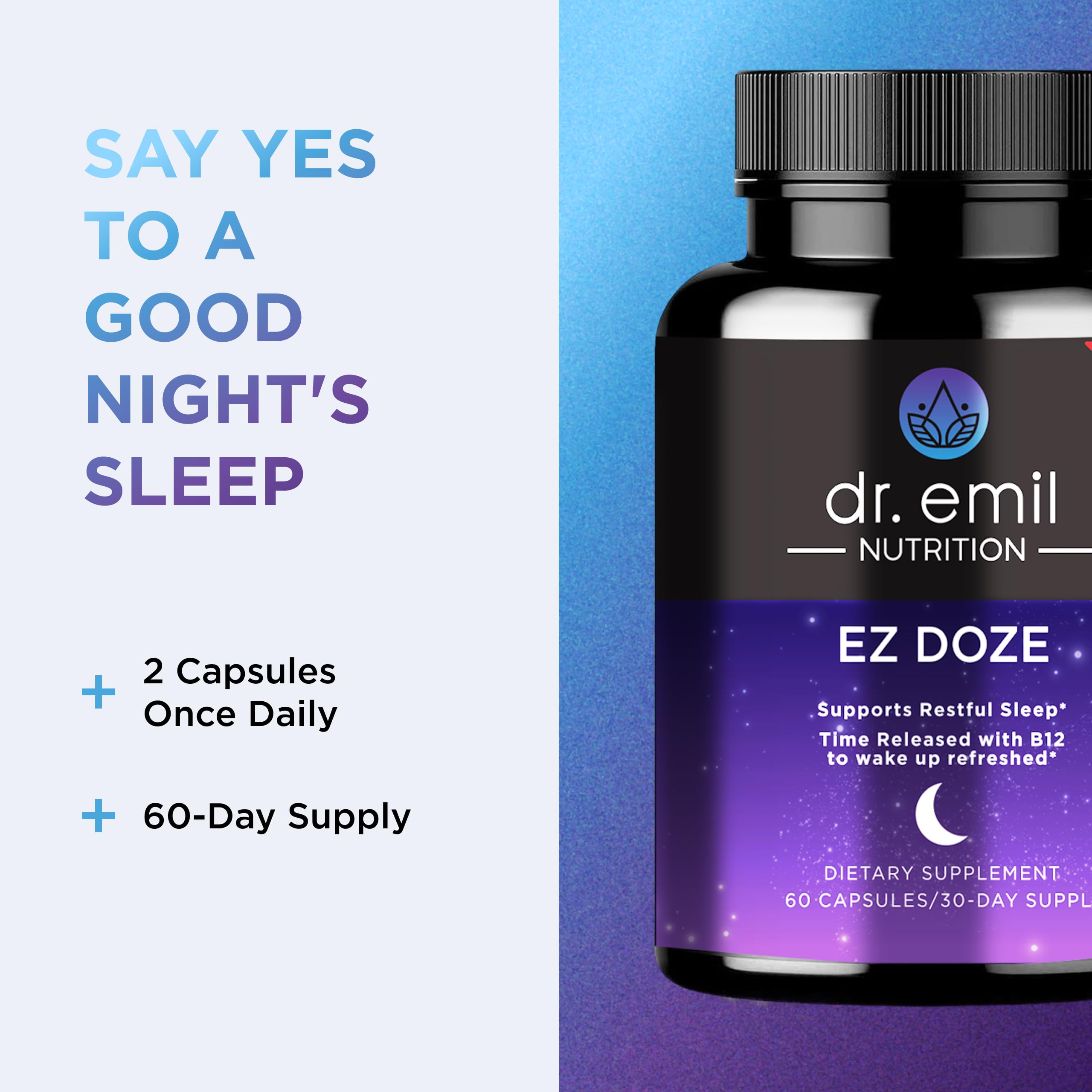 Medical branding on bottle with doctor credentials