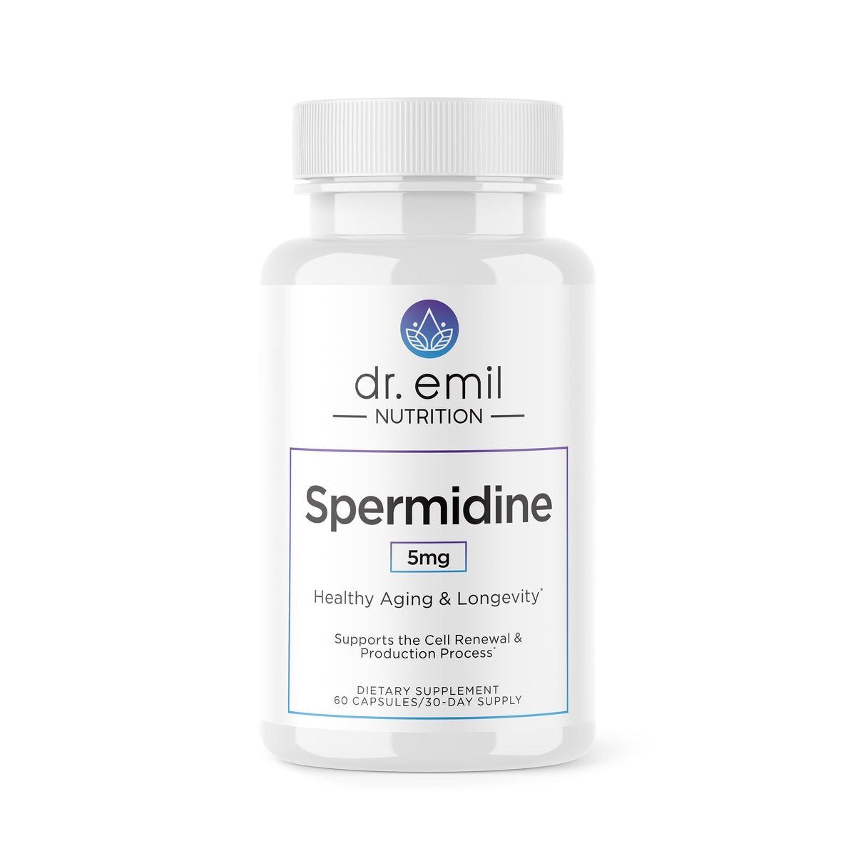 Dr. Emil Nutrition Spermidine 5mg 60 capsules product hero image