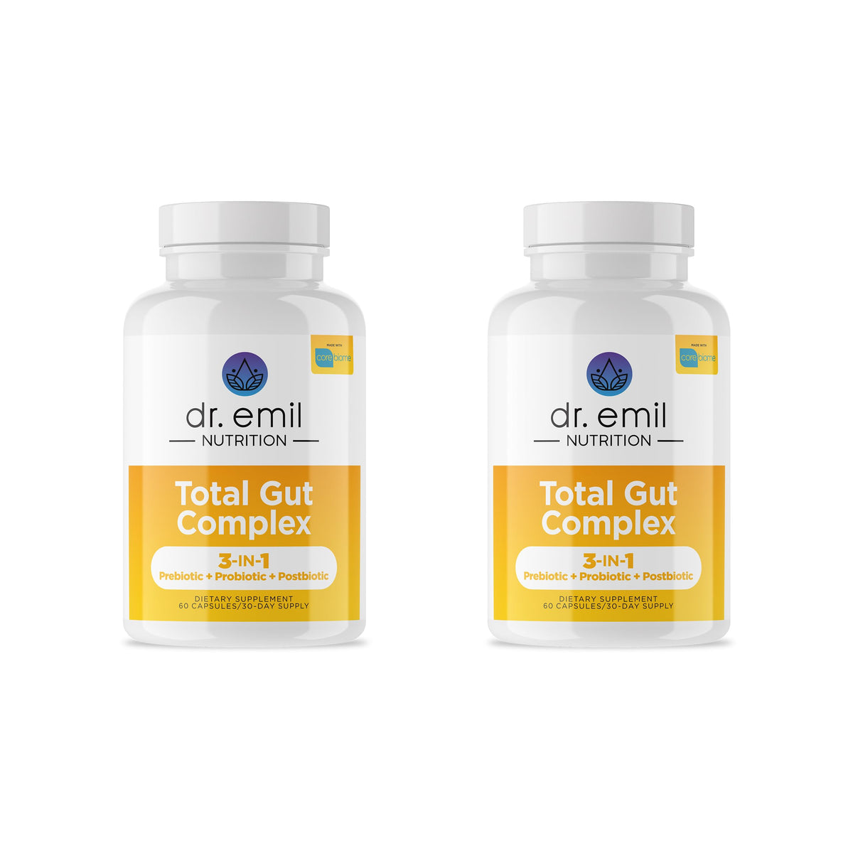 Dr. Emil Nutrition Total Gut Health Complex bottle front label