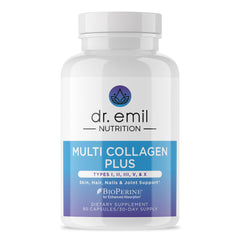 Front view of DR. EMIL NUTRITION Women's Multi Collagen Pills bottle