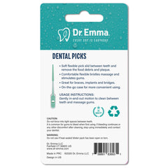Dental picks used around braces and implants