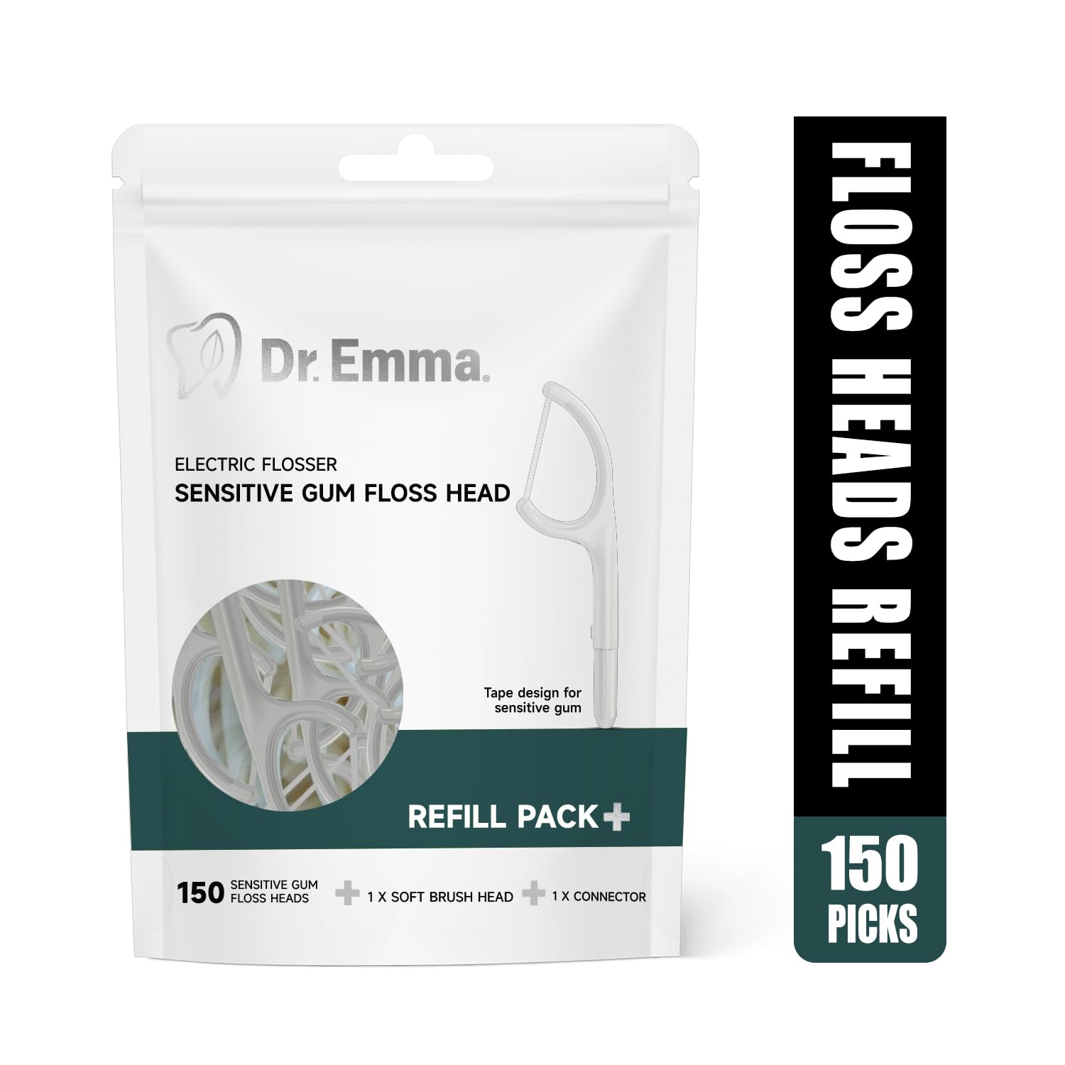 Compact travel case for Dr. Emma Tape Dental Floss Picks
