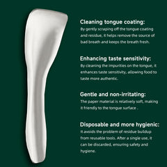 Ergonomic grip handle on the Dr. Emma tongue scraper