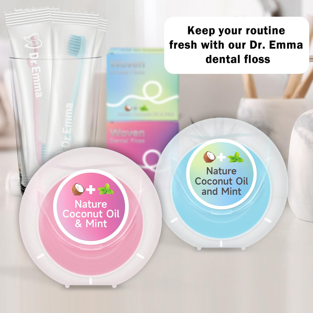 Compact packaging and on-the-go design for daily oral care