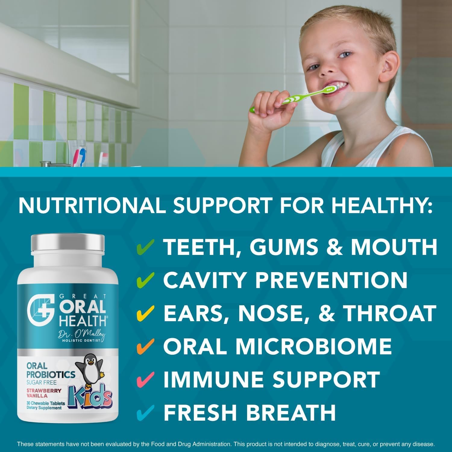 Dr Formulated Dental Probiotics for Kids packaging