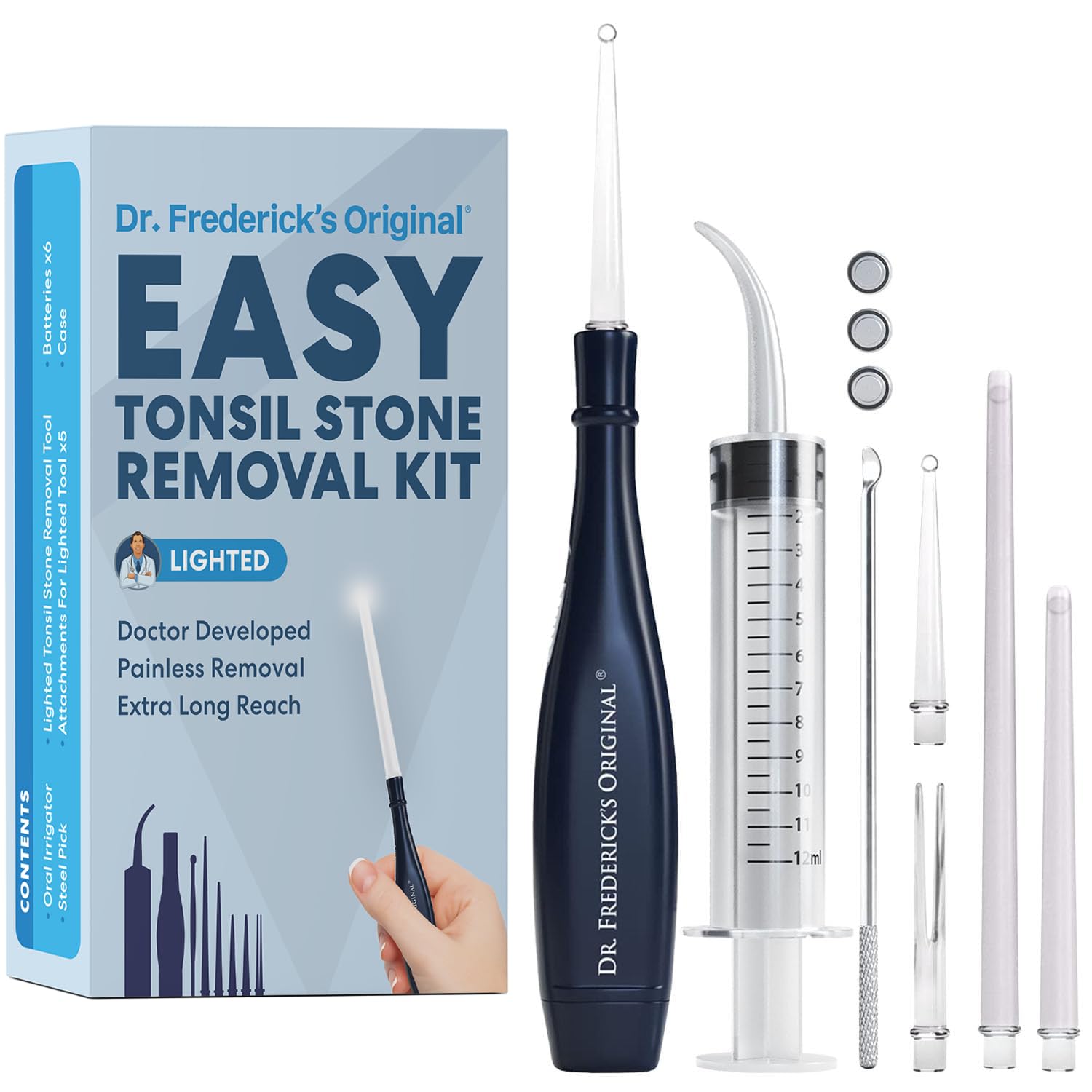 Hero image of Dr. Frederick’s Original Easy Tonsil Stone Remover Kit