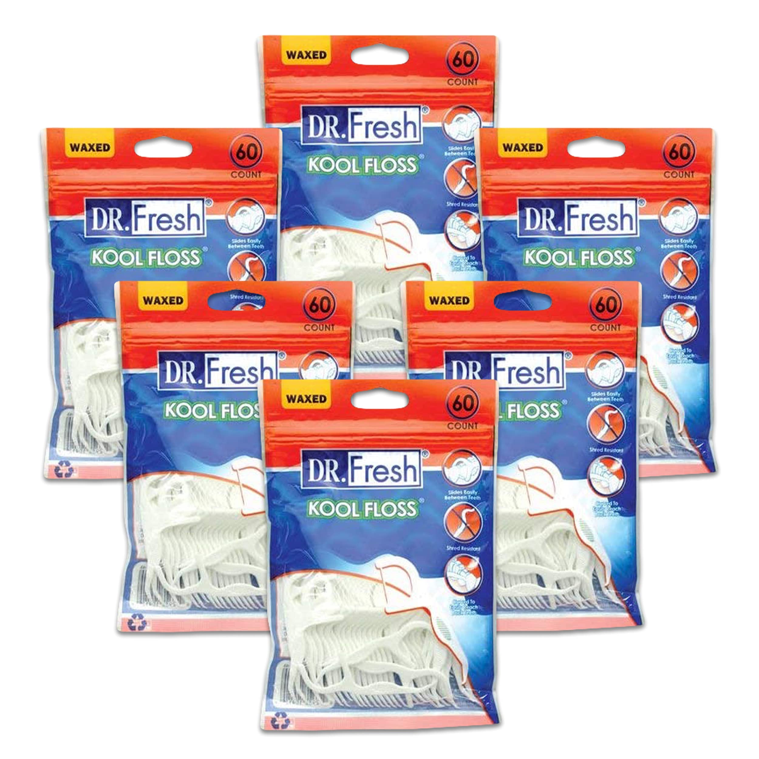 Dr. Fresh Kool Floss Picks 360-count package
