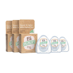 Dr. Ginger's White Charcoal Dental Floss packaging