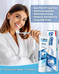 Hydroxyapatite remineralization illustration