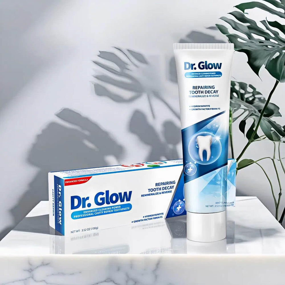 Fluoride-free toothpaste label on packaging
