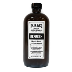 Dr. H. & Co Refresh Mouthwash bottle 16oz on a clean surface