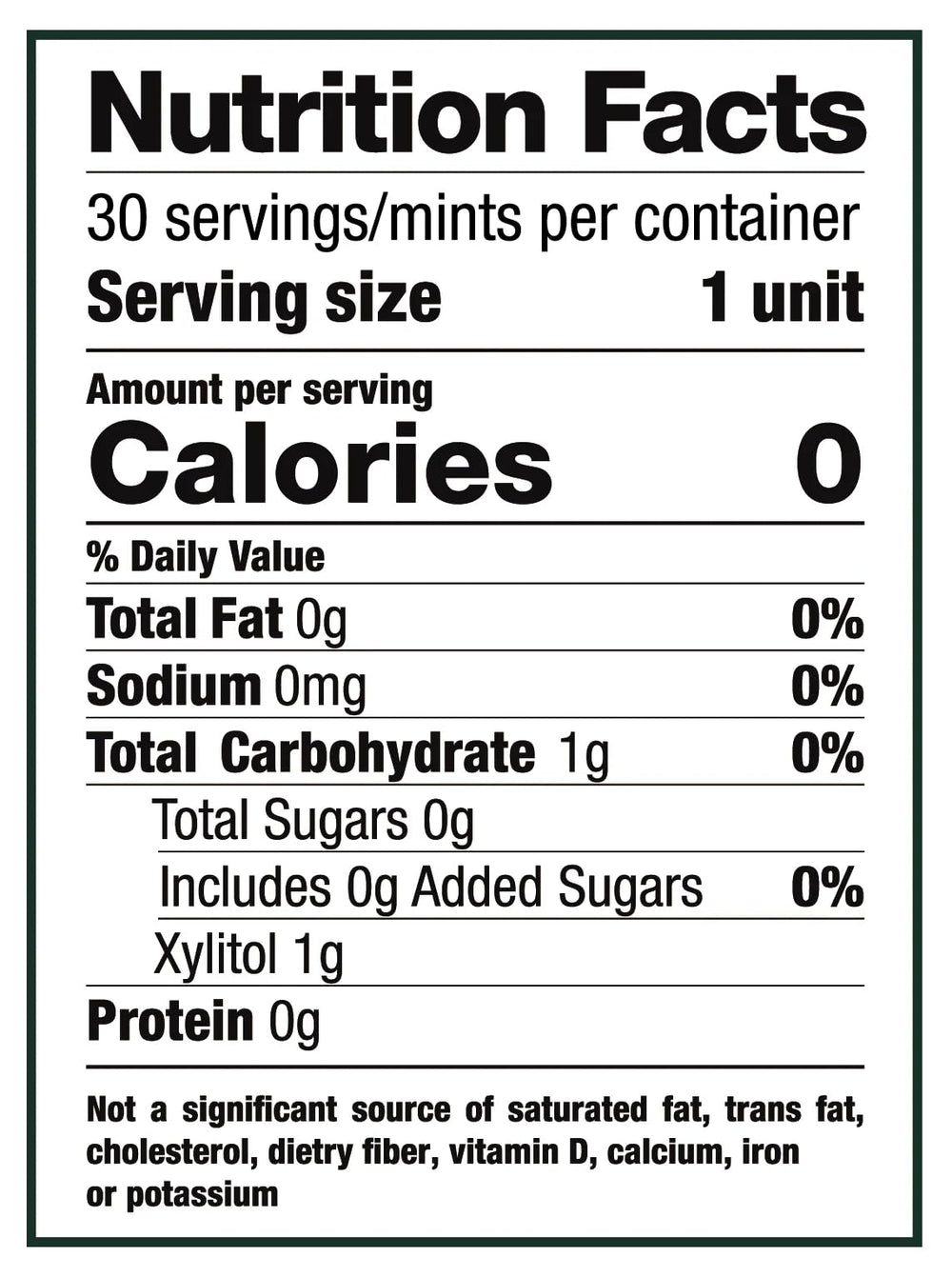DR. HEFF'S Xylitol Mints packaging close-up
