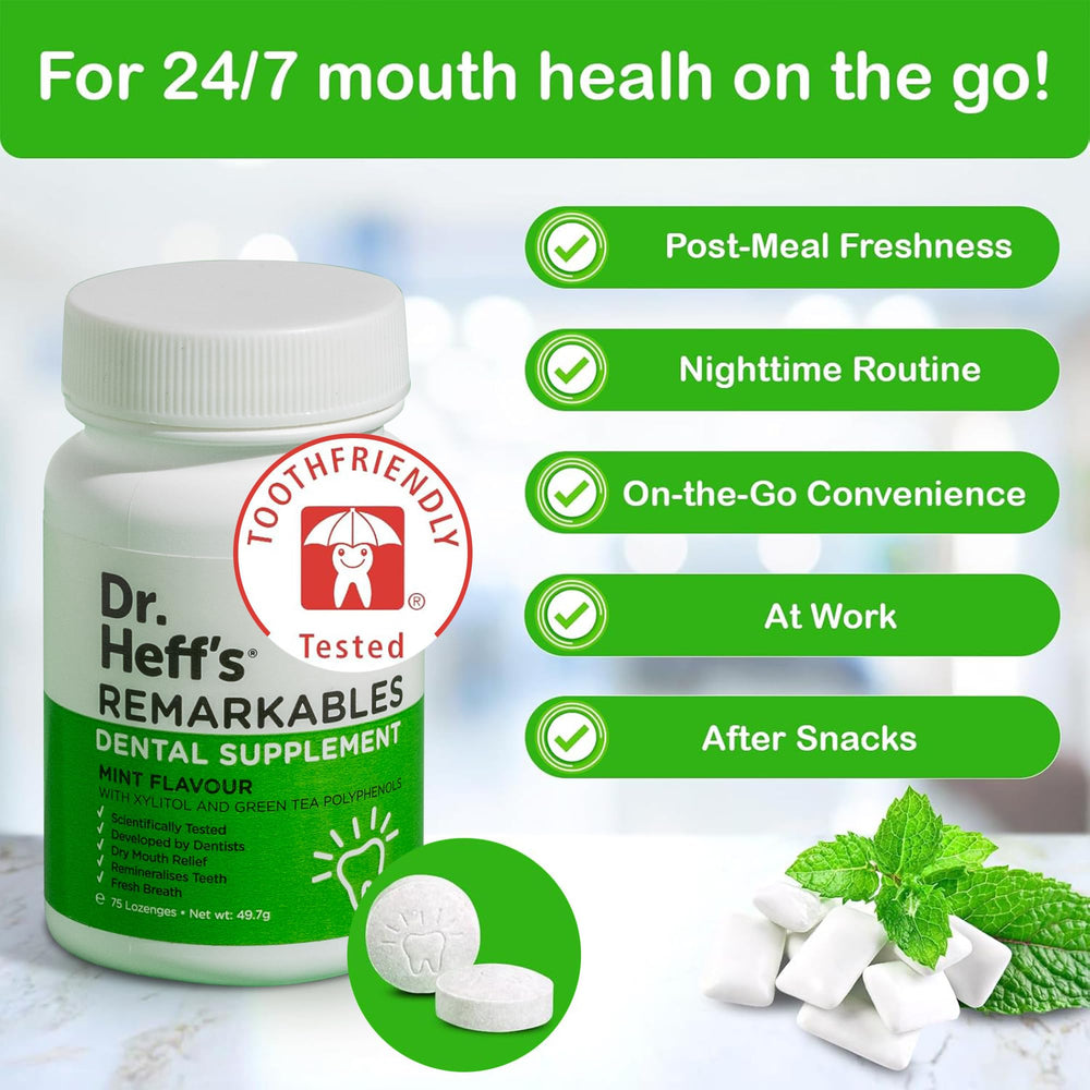 Green Tea extract and Xylitol ingredients