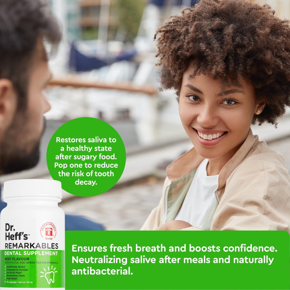 Eco-friendly, recyclable packaging for DR. HEFF'S Xylitol Mints
