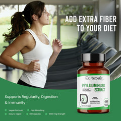 Capsules and packaging for Psyllium Husk Extract