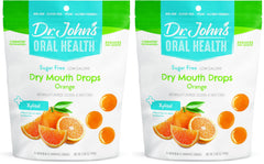 Dr. John’s Orange Dry Mouth Drops – 24-count per pack, Pack of 2
