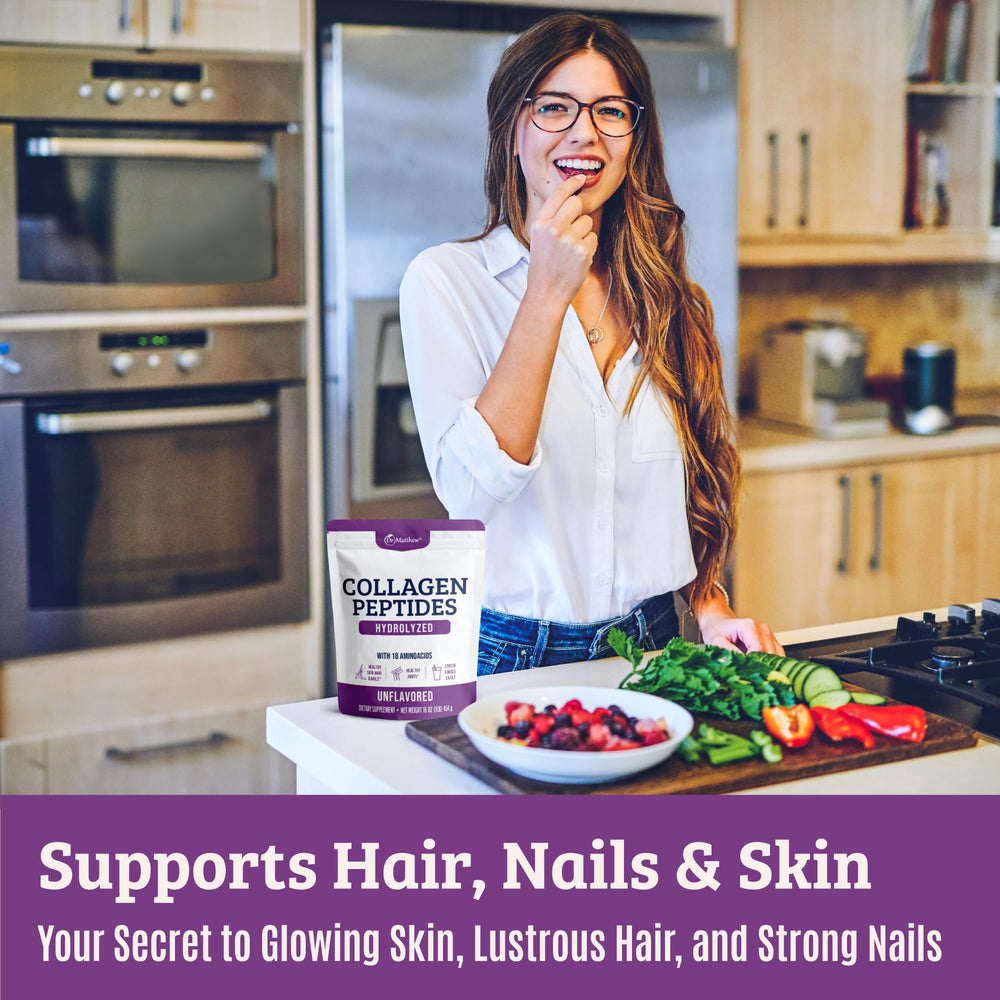 Nutrition information indicating 11 g protein per serving and 18 amino acids