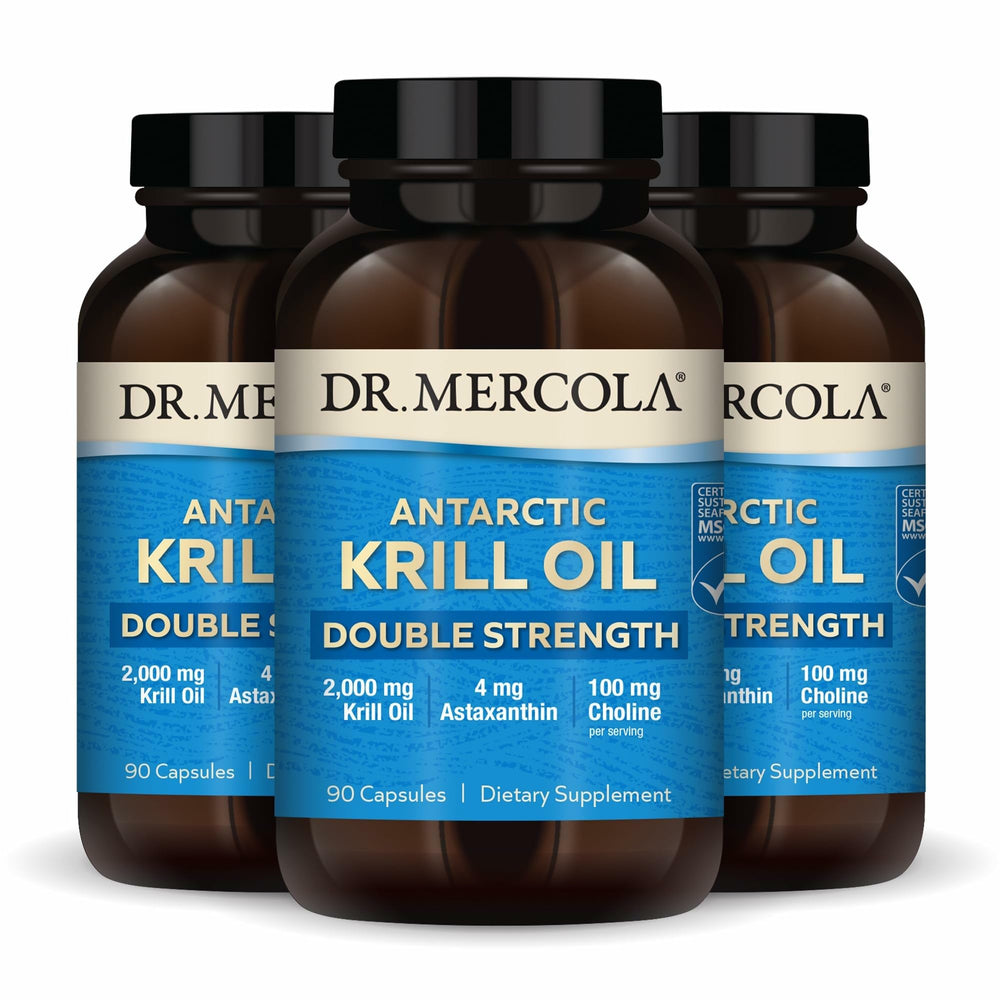 Dr. Mercola Antarctic Krill Oil Double Strength 2000 mg per capsule