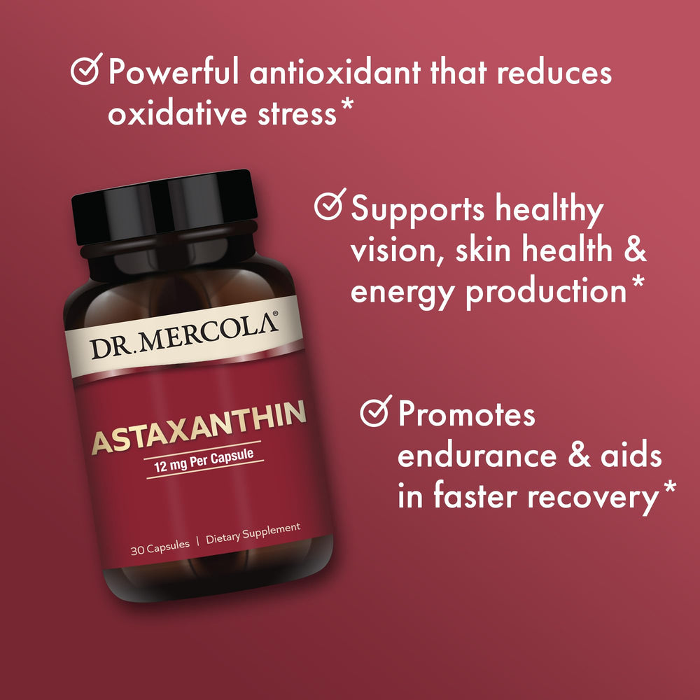 Organic astaxanthin extract from microalgae