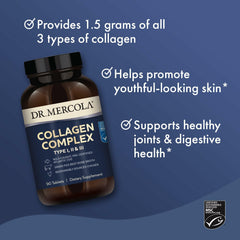 Marine and bovine collagen sources in Dr Mercola Collagen Complex