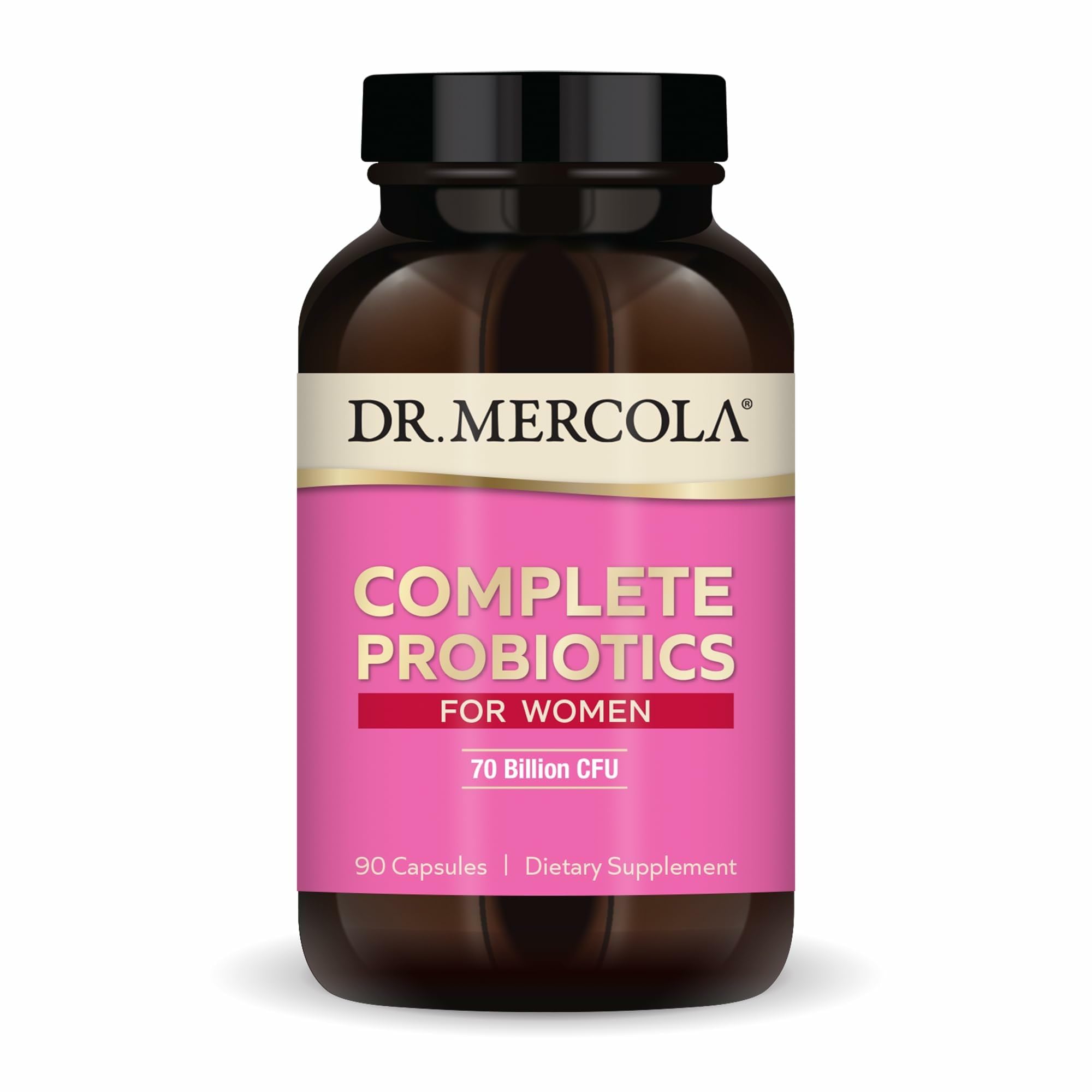Dr. Mercola Complete Probiotics for Women bottle with label