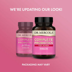 Probiotic capsules on white background
