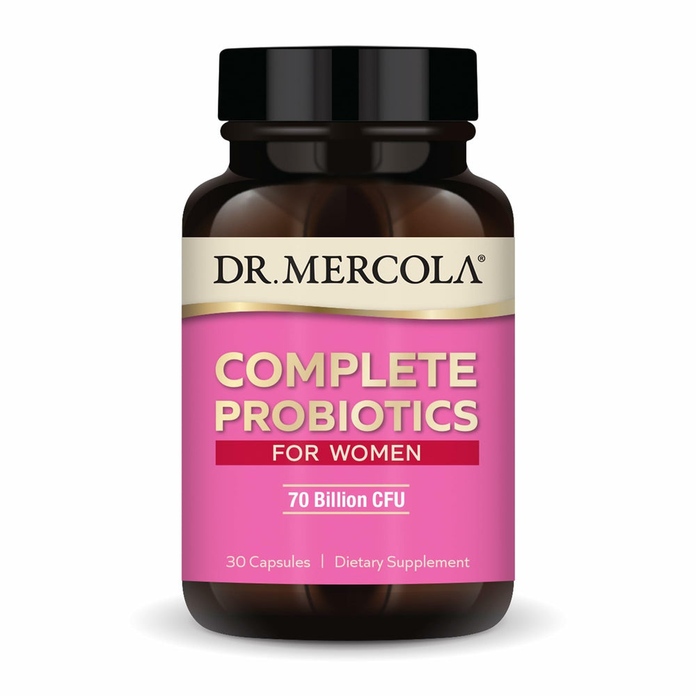 Bottle of Dr. Mercola Complete Probiotics for Women