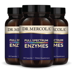 Dr. Mercola Full Spectrum Enzymes bottle front view