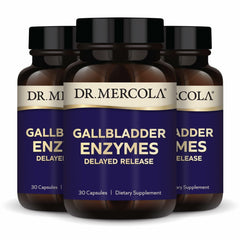 Bottle of Dr. Mercola Gallbladder Enzymes packaging