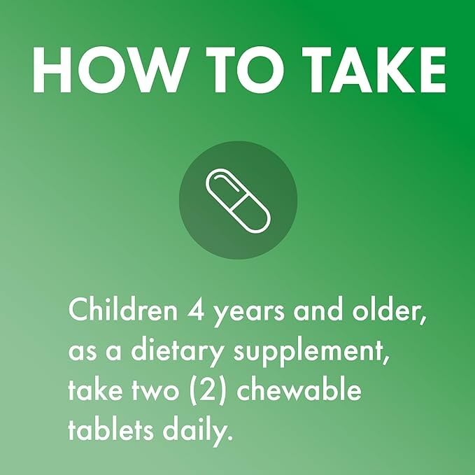 Kid-friendly natural orange flavor chewables