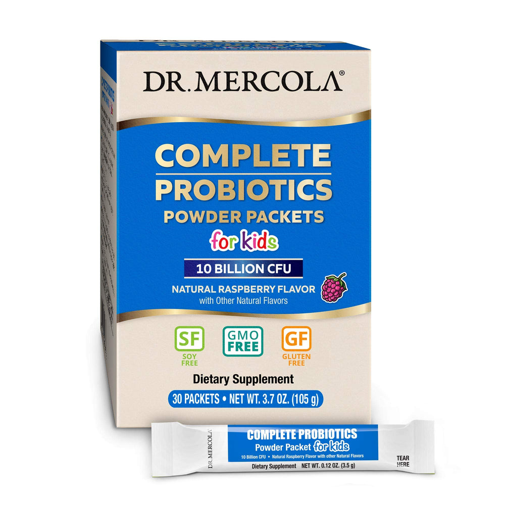 Individual kids probiotic powder packet