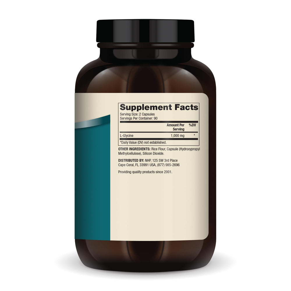 L-Glycine supports glutathione production for cellular and mitochondrial health