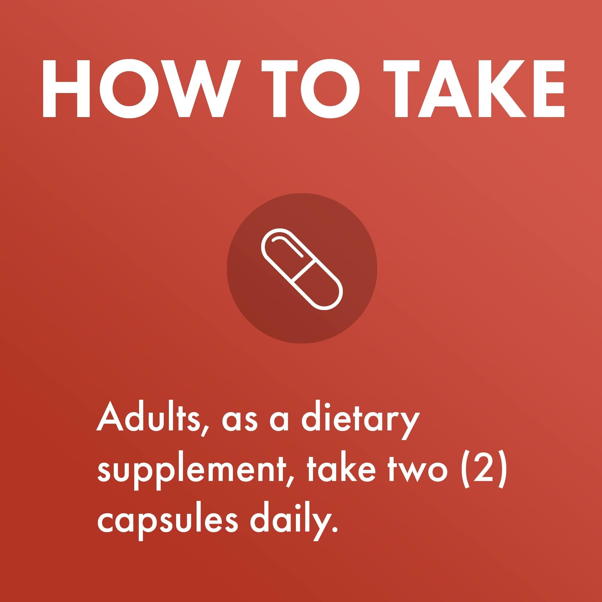 60 capsules with healthy lifestyle backdrop