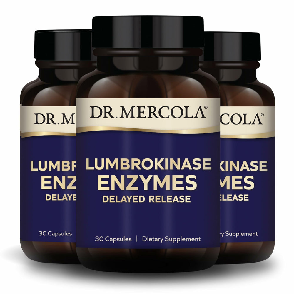 Dr. Mercola Lumbrokinase Enzymes delayed-release bottle