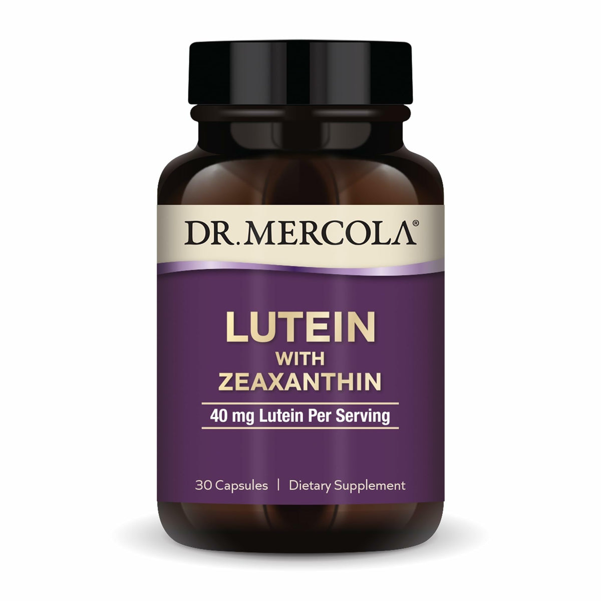 Dr. Mercola Lutein with Zeaxanthin bottle – 30 servings