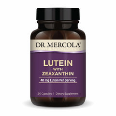 Dr. Mercola Lutein with Zeaxanthin bottle – 30 servings