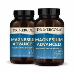 Dr. Mercola Magnesium Advanced 2-Pack packaging with two bottles