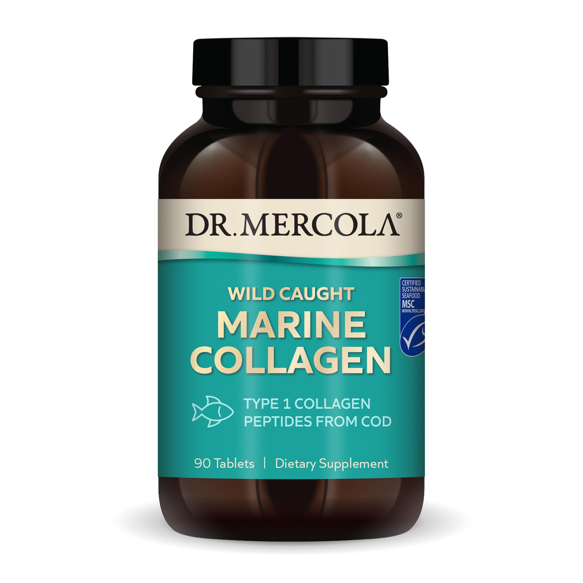 Dr. Mercola Wild Caught Marine Collagen bottle